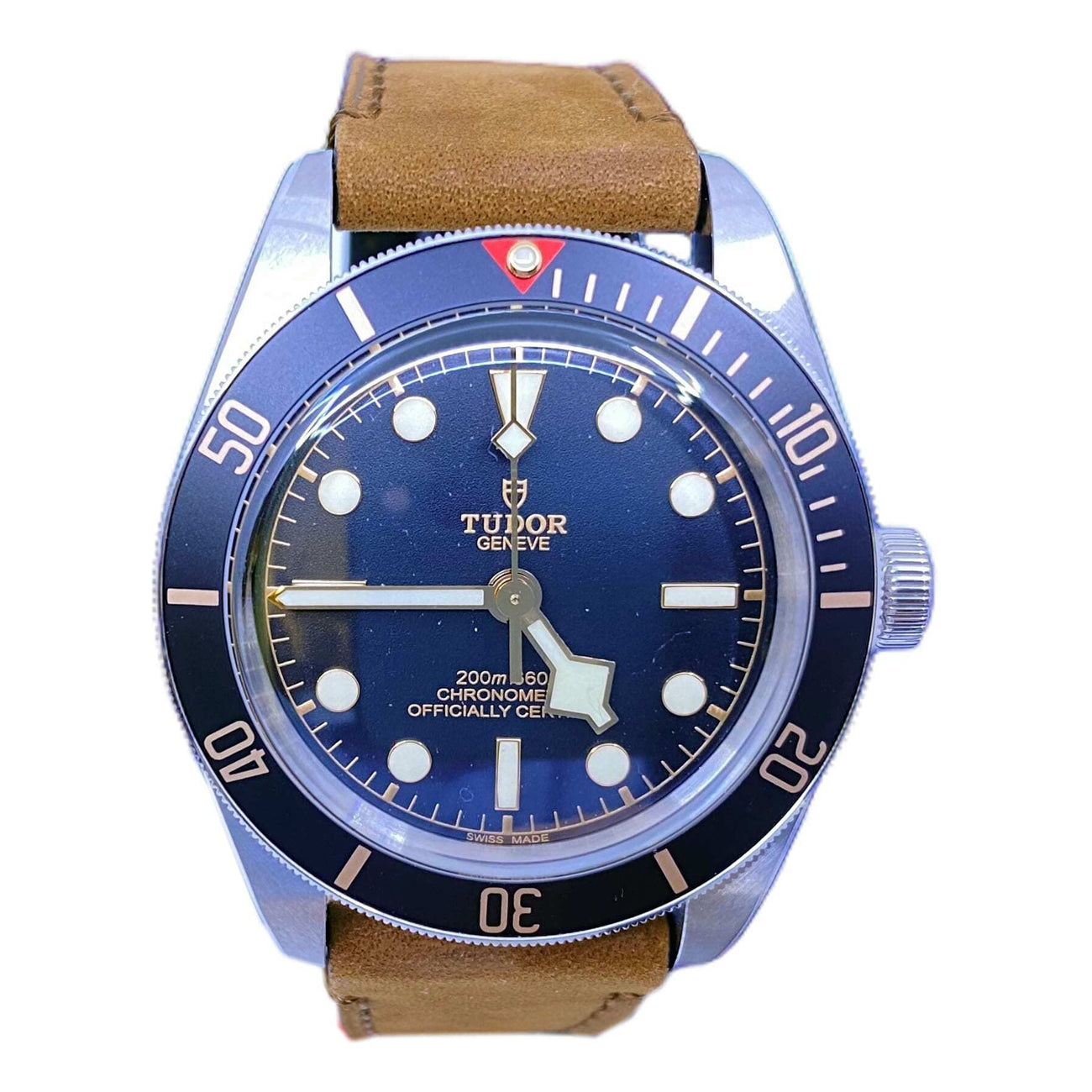 Tudor Black Bay 58 on Brown Leather Strap 79030N