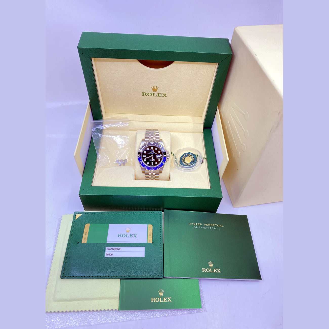 Rolex GMT Master-II Batman 126710BLNR