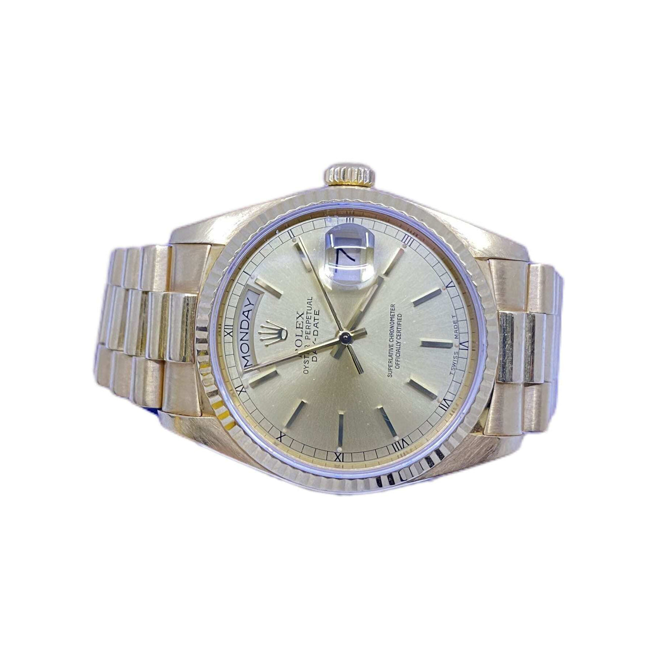 Rolex 18K Yellow Gold Day Date President 18038