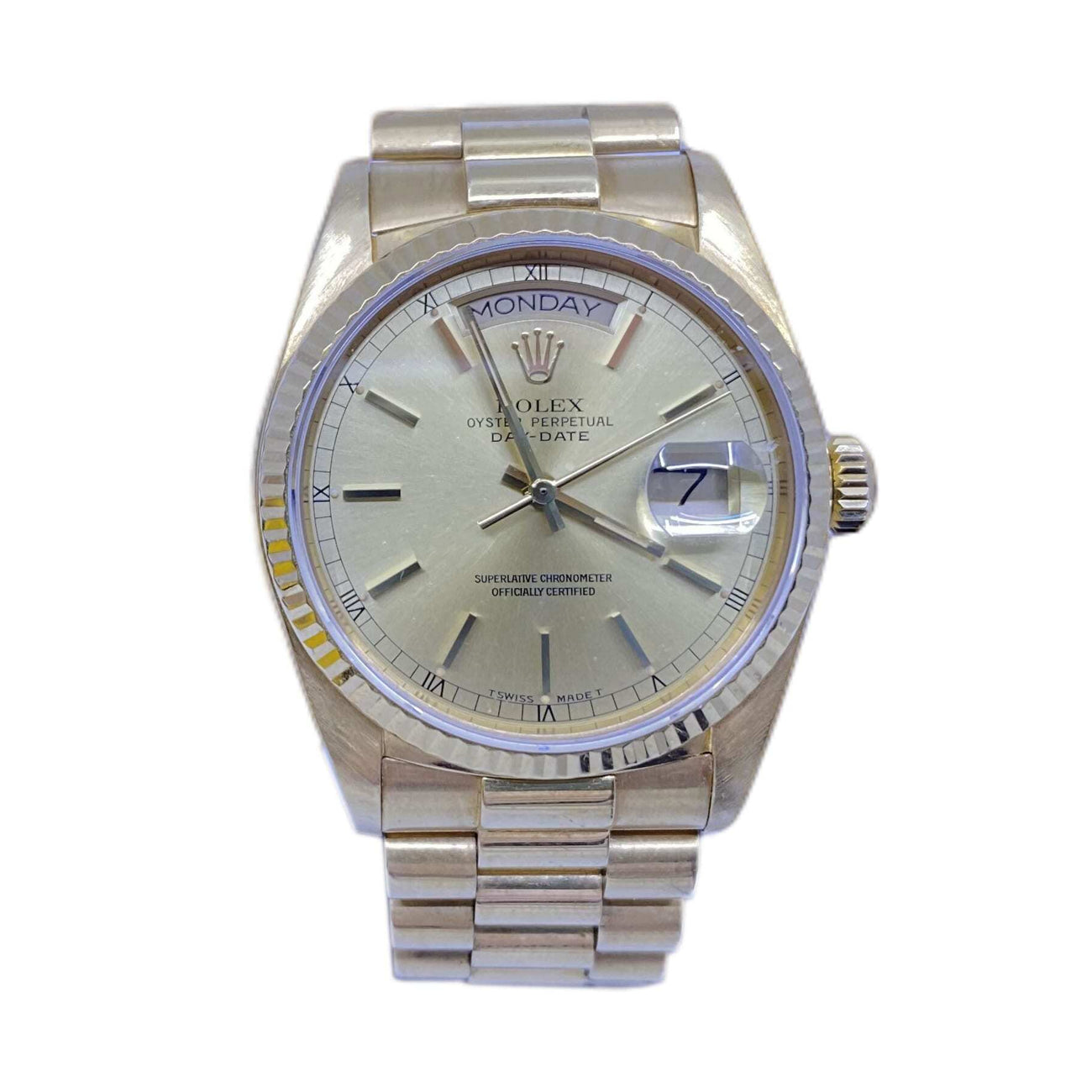 Rolex 18K Yellow Gold Day Date President 18038