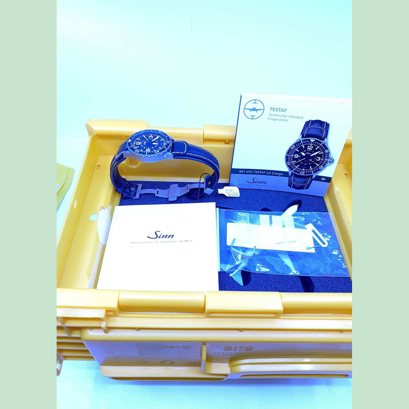 Sinn 857 UTC TESTAF Lufthansa Cargo Limited Edition