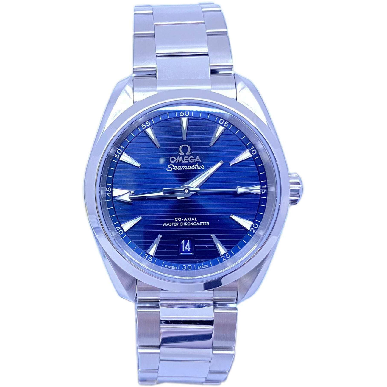 Omega Seamaster Aqua Terra 150M Co-Axial Master Chronometer Blue Dial 220.10.38.20.03.001