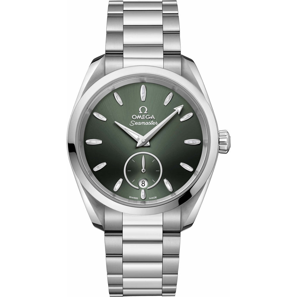 Omega Aqua Terra 150M Small Seconds Green Dial 38mm on Bracelet