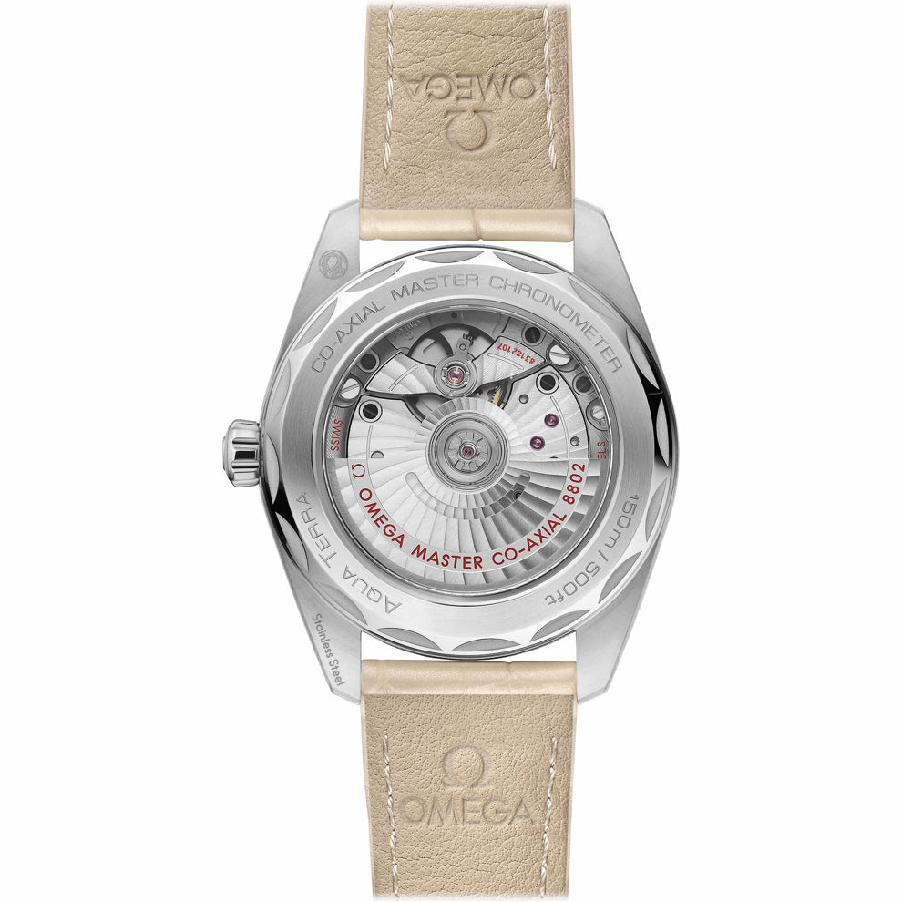 Omega Aqua Terra 150M Small Seconds Beige Dial 38mm on Strap