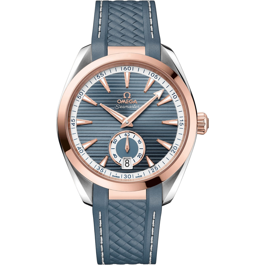 Omega Aqua Terra 150M Small Seconds Steel Gold Blue Dial 41mm