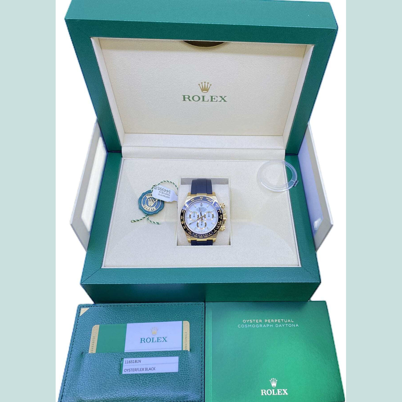 Rolex Daytona Yellow Gold Ceramic  White 116518LN