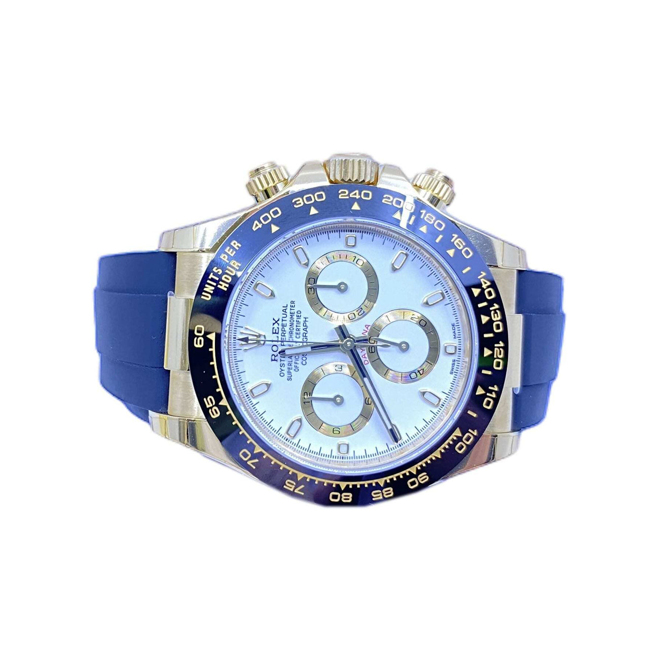 Rolex Daytona Yellow Gold Ceramic  White 116518LN