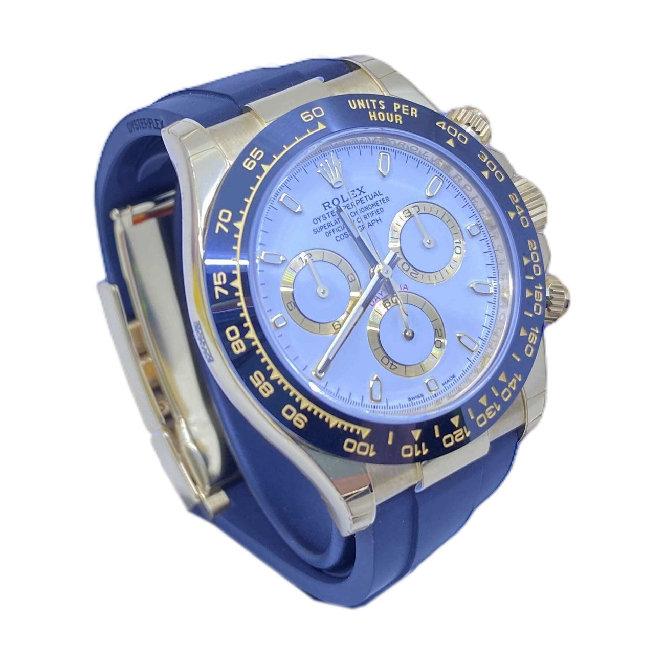 Rolex Daytona Yellow Gold Ceramic  White 116518LN