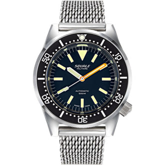 Squale 1521 Militare Polished Steel on Bracelet