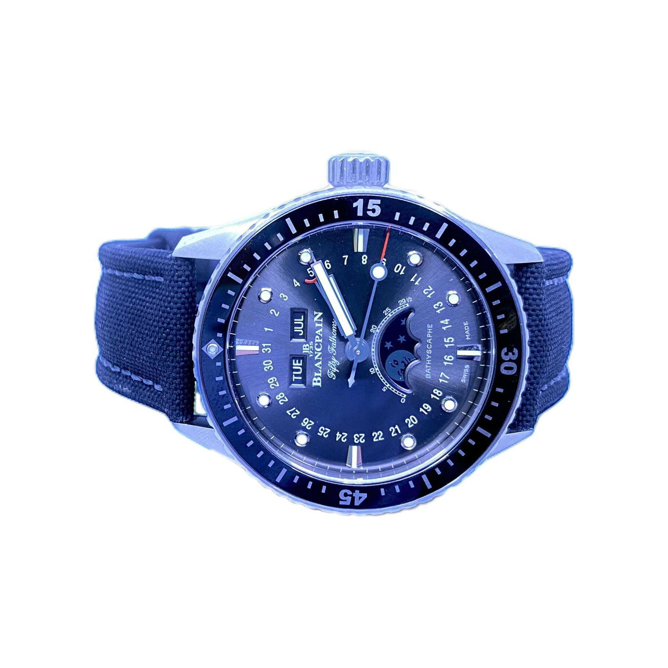 Blancpain Fifty Fathoms Bathyscaphe Quantieme Complet 5054-1110-B52A