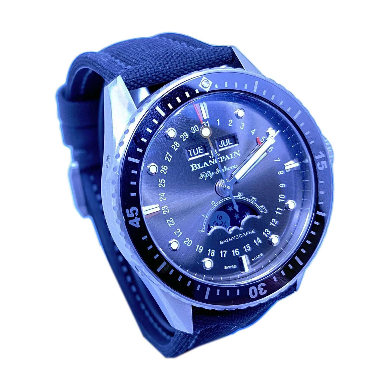 Blancpain Fifty Fathoms Bathyscaphe Quantieme Complet 5054-1110-B52A