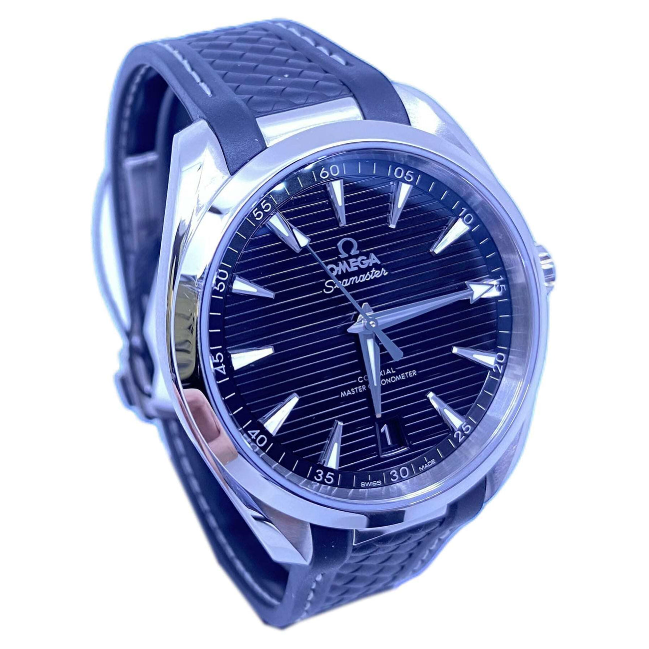 Omega Seamaster Aqua Terra 150M Co-Axial Master Chronometer 41mm on Strap 220.10.41.21.01.001