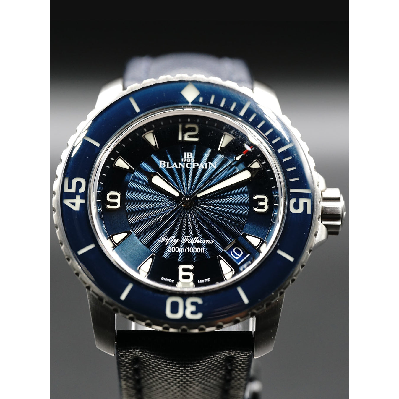 Rare Blancpain Fifty Fathoms 5015-1140-52B Rare