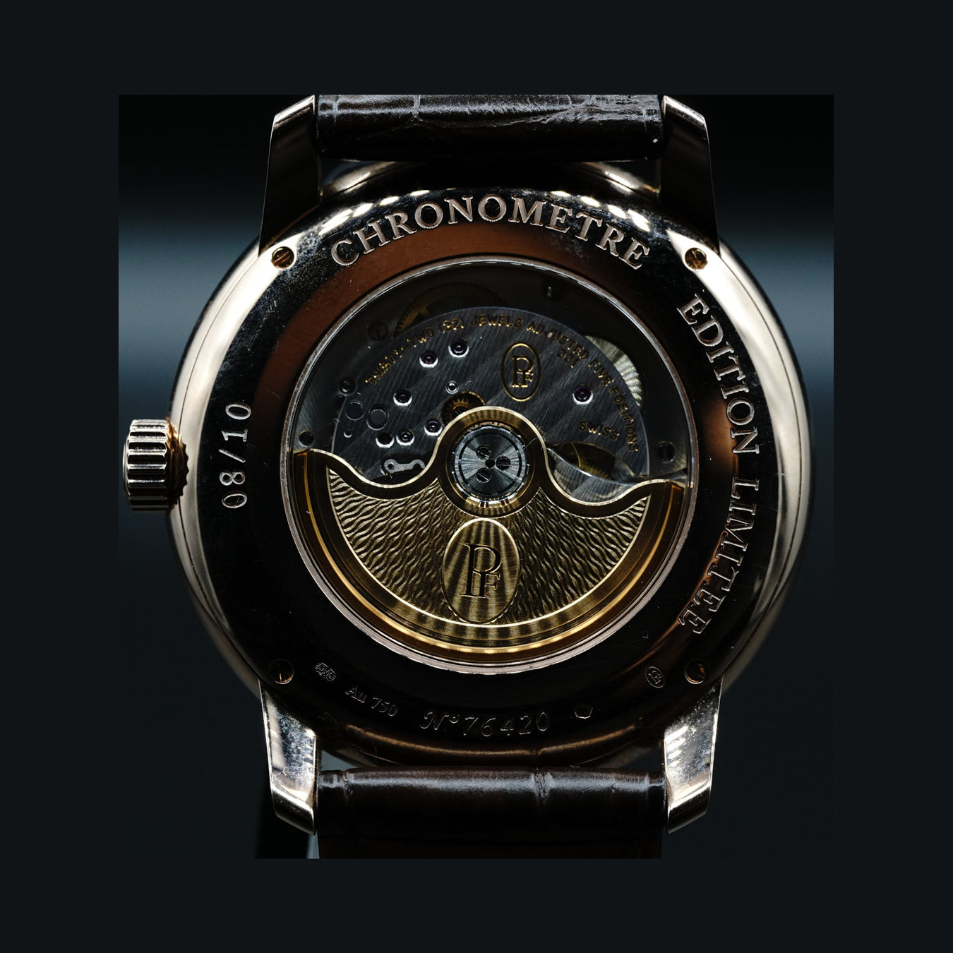 Parmigiani Fleurier Toric Chronometre Slate Guilloche Dial Limited Edition