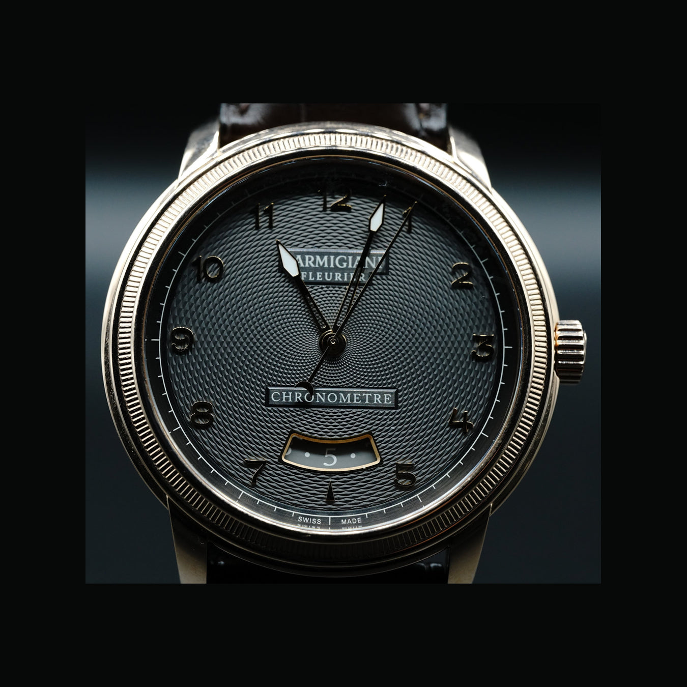 Parmigiani Fleurier Toric Chronometre Slate Guilloche Dial Limited Edition