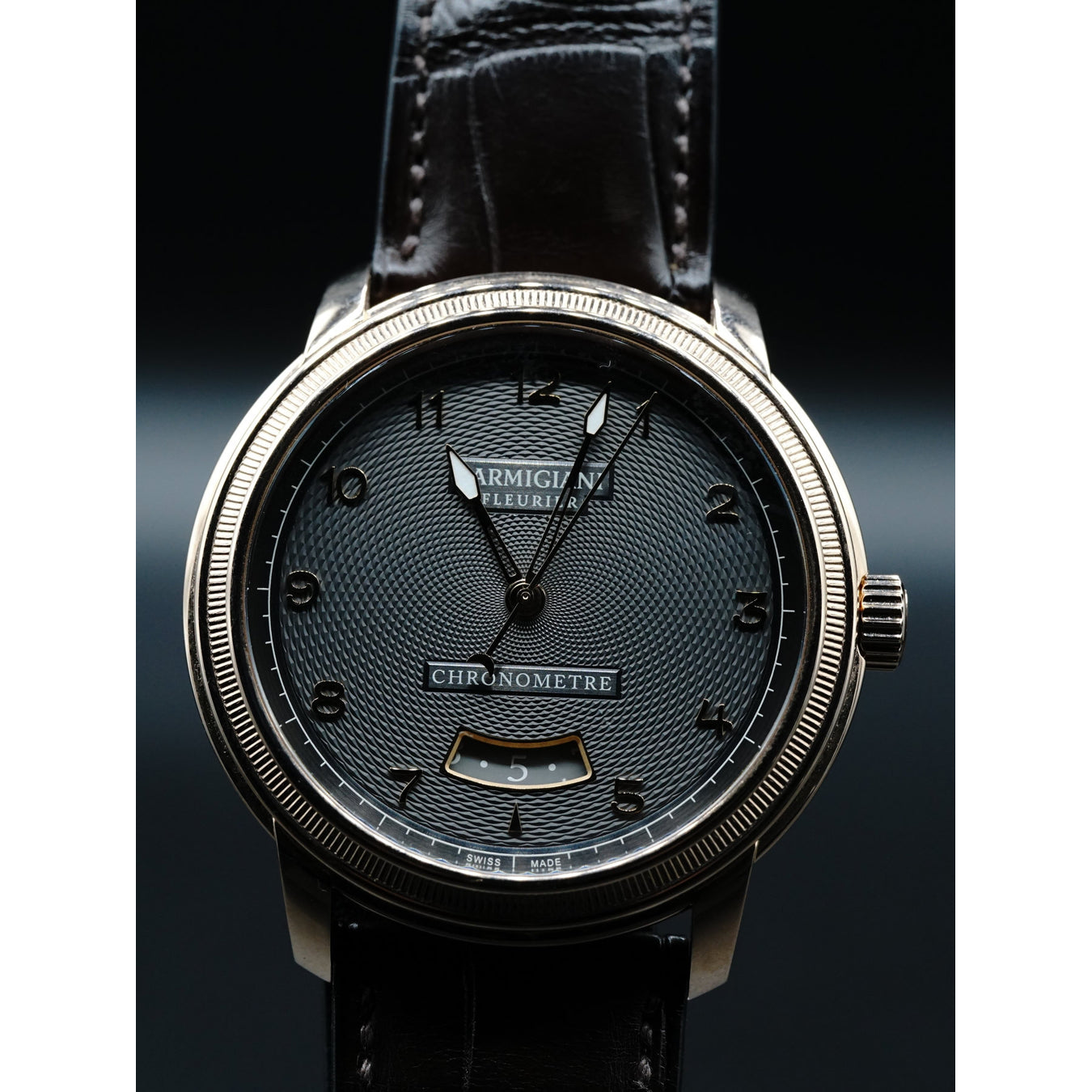 Parmigiani Fleurier Toric Chronometre Slate Guilloche Dial Limited Edition
