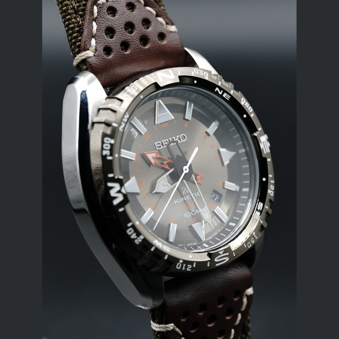 Seiko Prospex Land Kinetic GMT 100m Men's Watch SUN061P1
