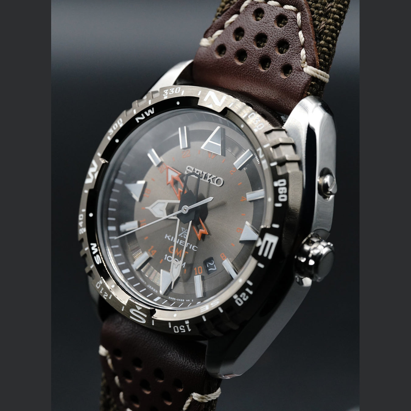 Seiko Prospex Land Kinetic GMT 100m Men's Watch SUN061P1