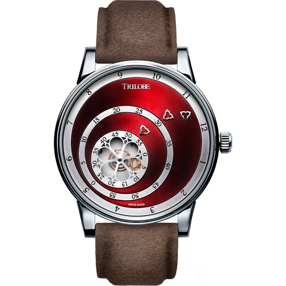 Trilobe Les Matinaux Sunray Carmine Stainless Steel 38.5mm