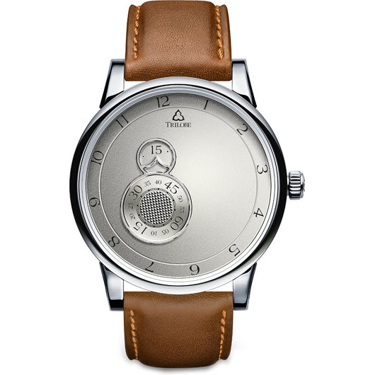 Trilobe Nuit Fantastique Grained Silver Titanium 38.5mm