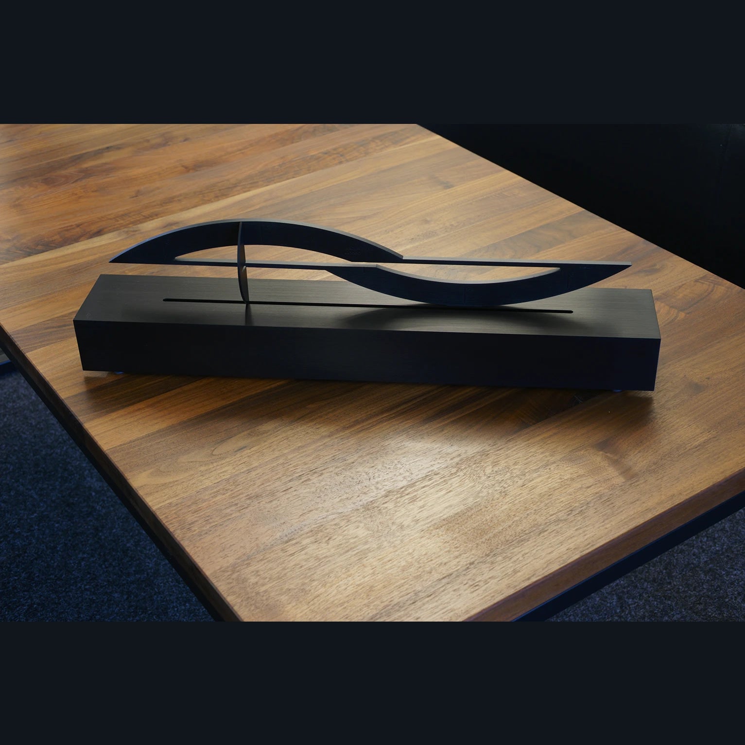 Around Five Brushed Anodized Black Aluminum Without Frame