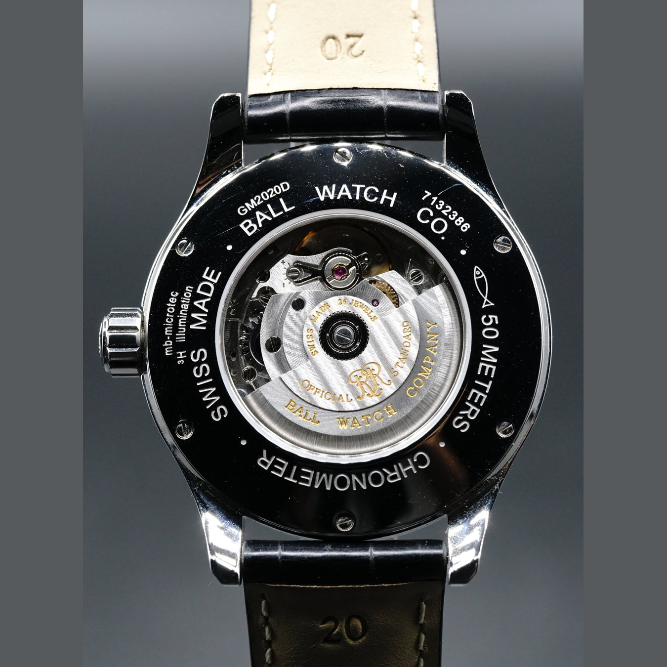 Ball Watch Trainmaster World Time GM2020D-LL1CJ-SL