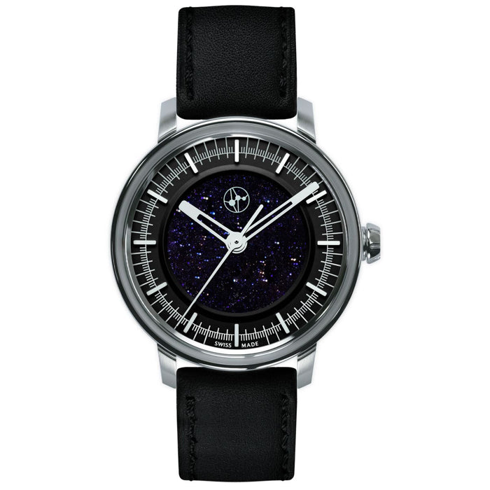 Lundis Bleus Dark Blue Aventurine Glass Black