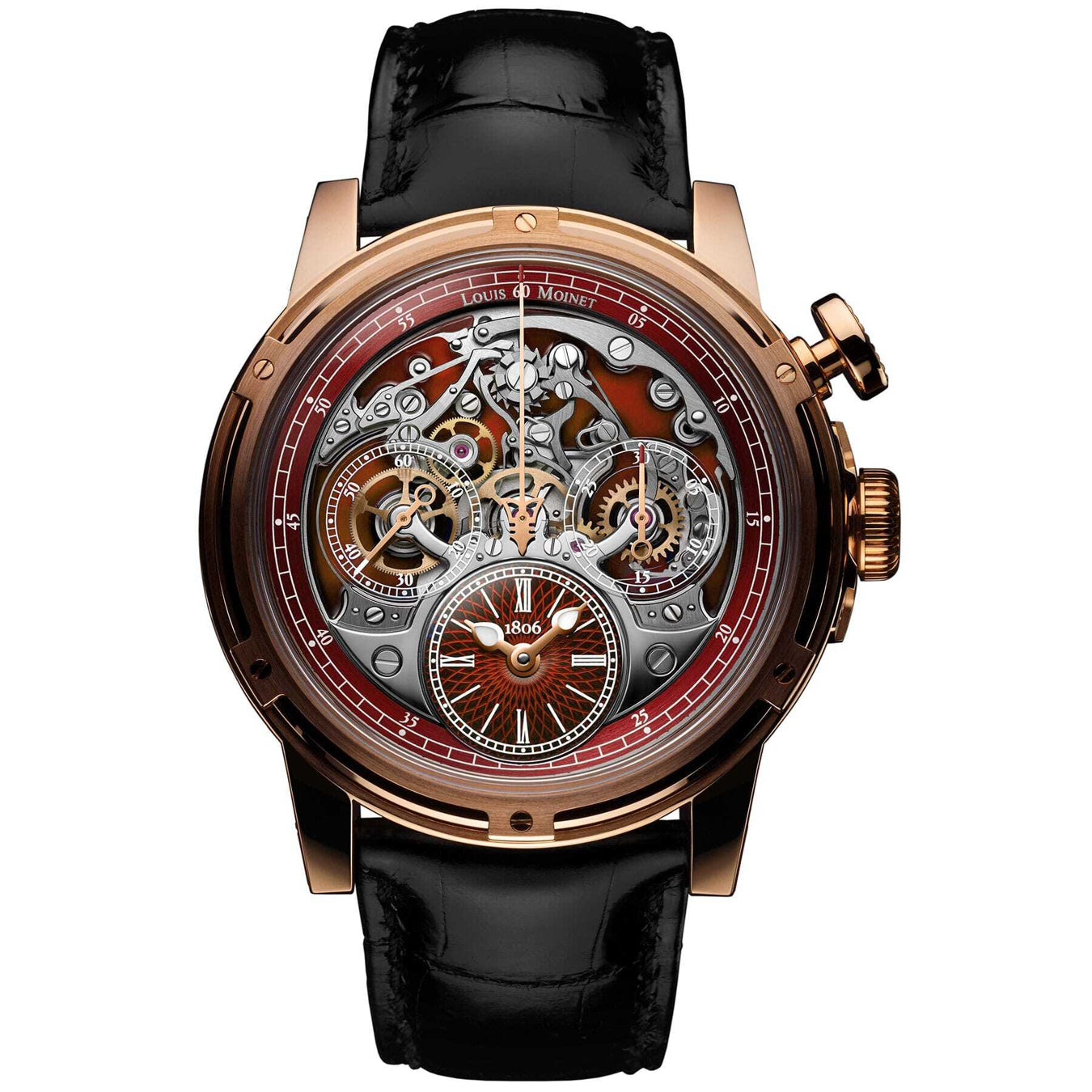 Louis Moinet Memoris White Gold Chronograph LM-54.70.15