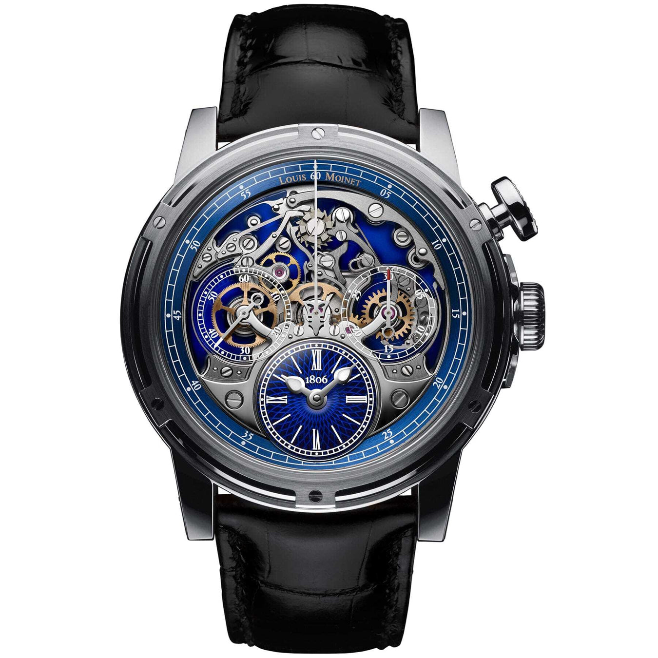 Louis Moinet Memoris White Gold Chronograph LM-54.70.25
