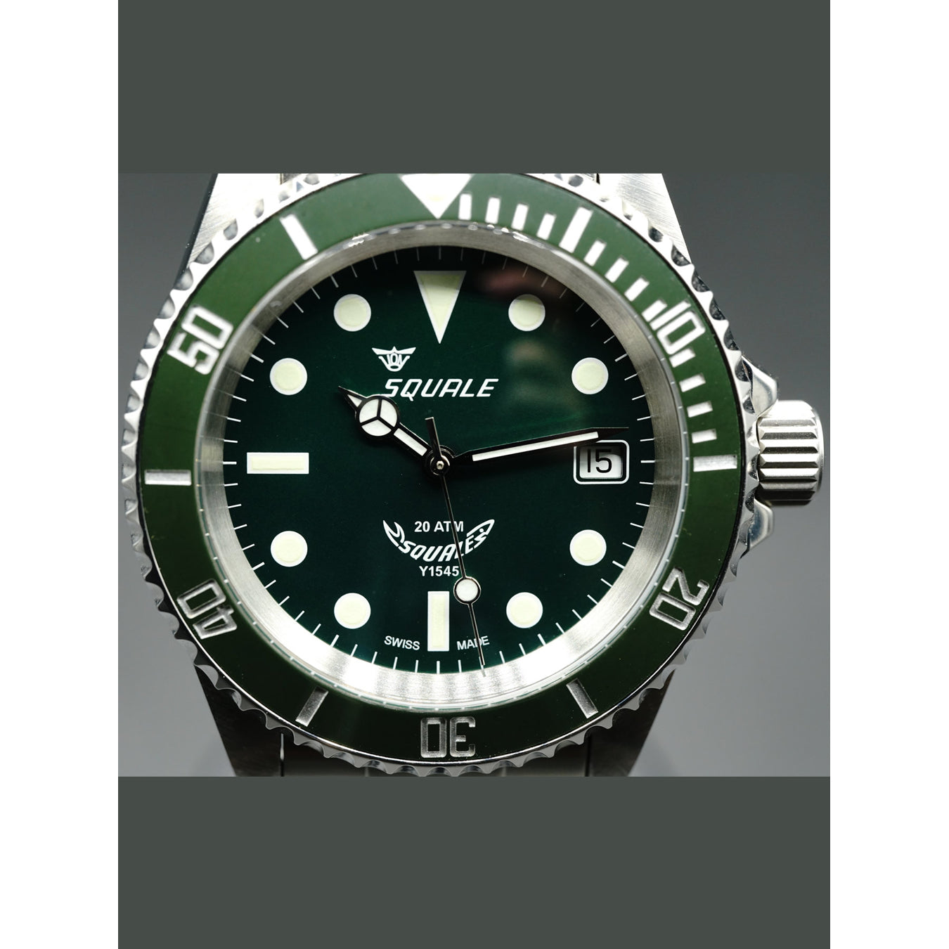 Squale Green Hulk 20 ATMOS MINT Ceramic
