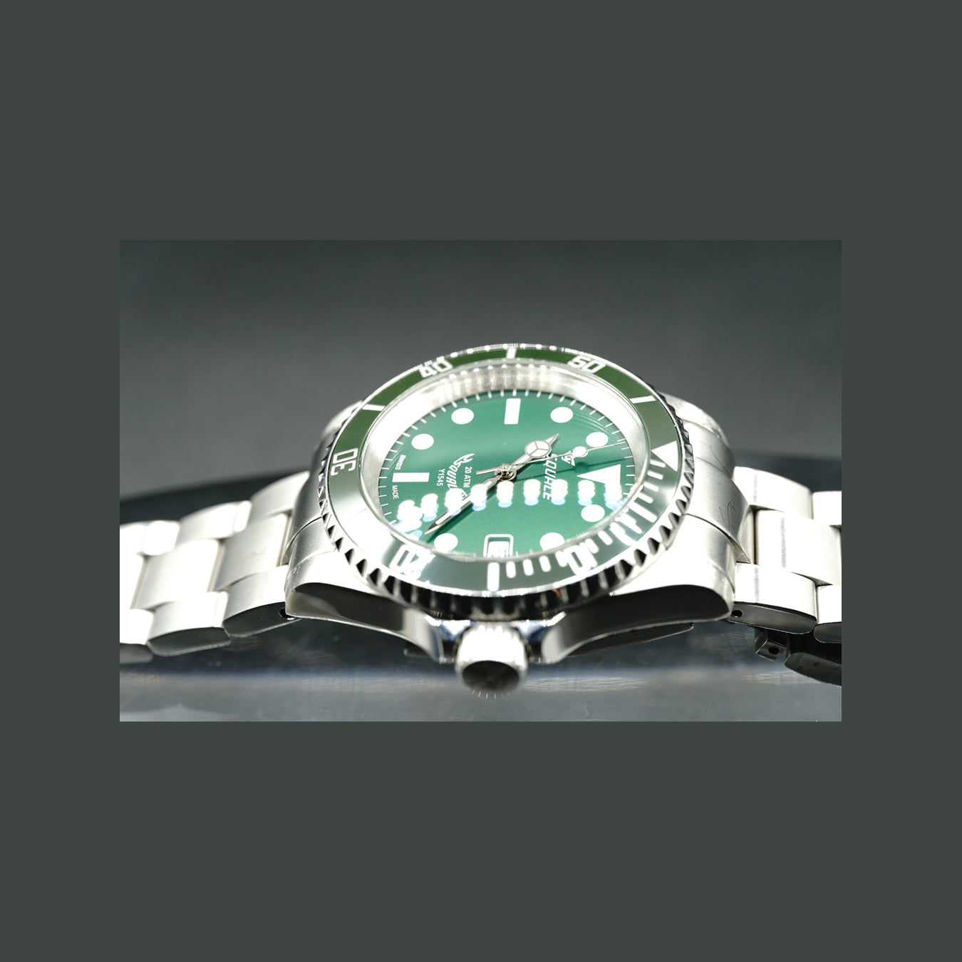 Squale Green Hulk 20 ATMOS MINT Ceramic