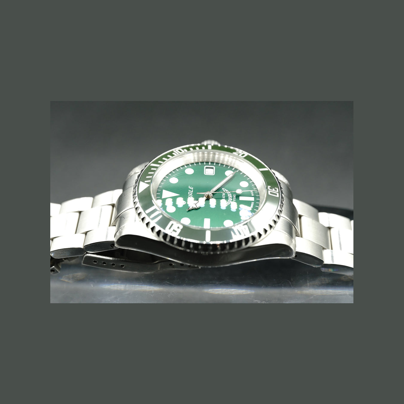 Squale Green Hulk 20 ATMOS MINT Ceramic