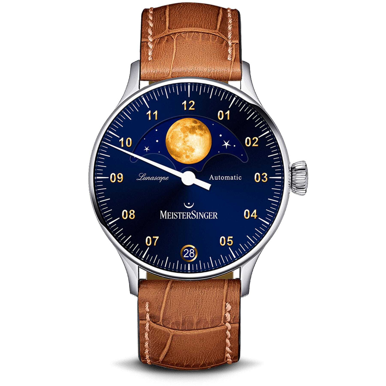 MeisterSinger Lunascope Sunburst Blue / Gold LS908G