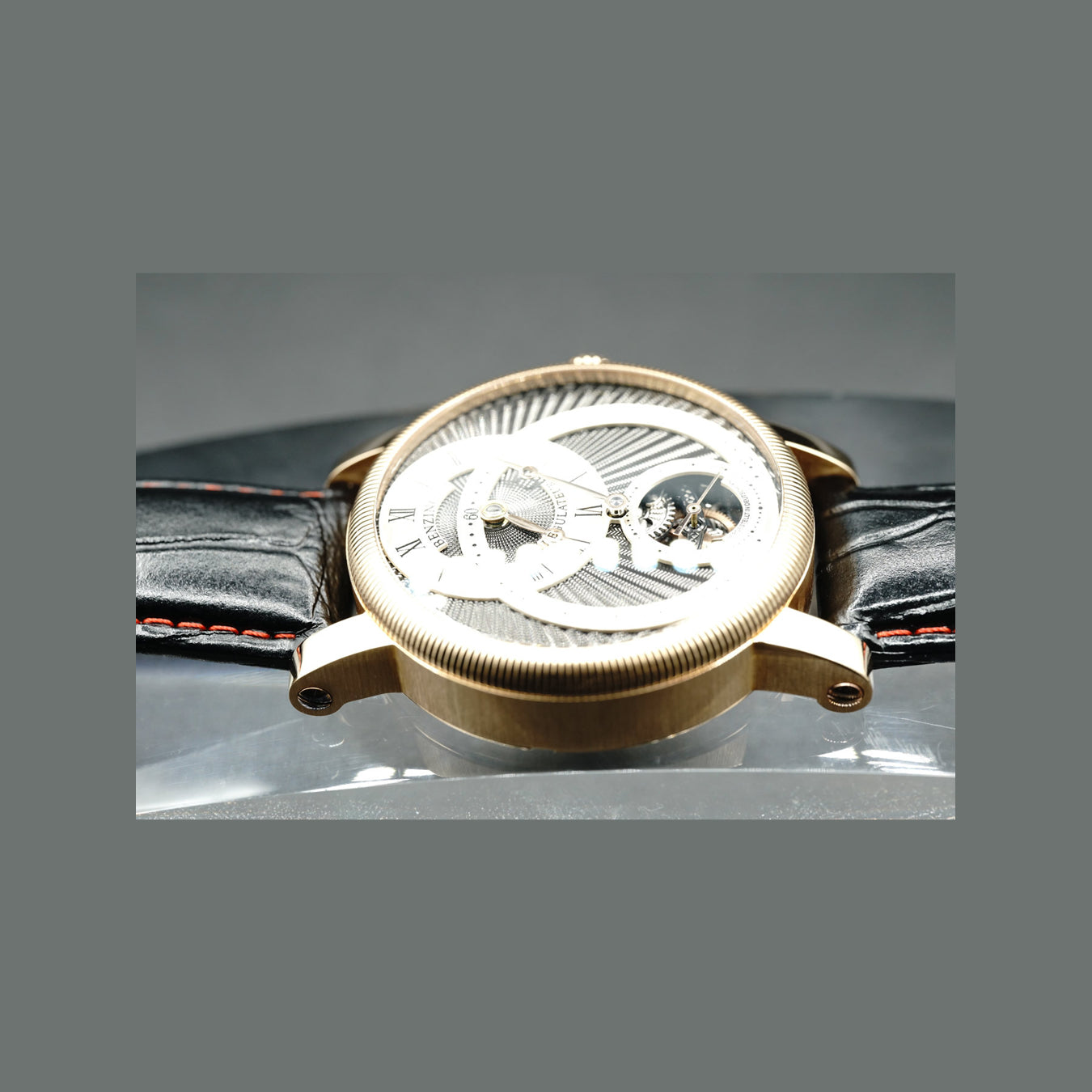 Jochen Benzinger Regulator Black Rose Gold Case