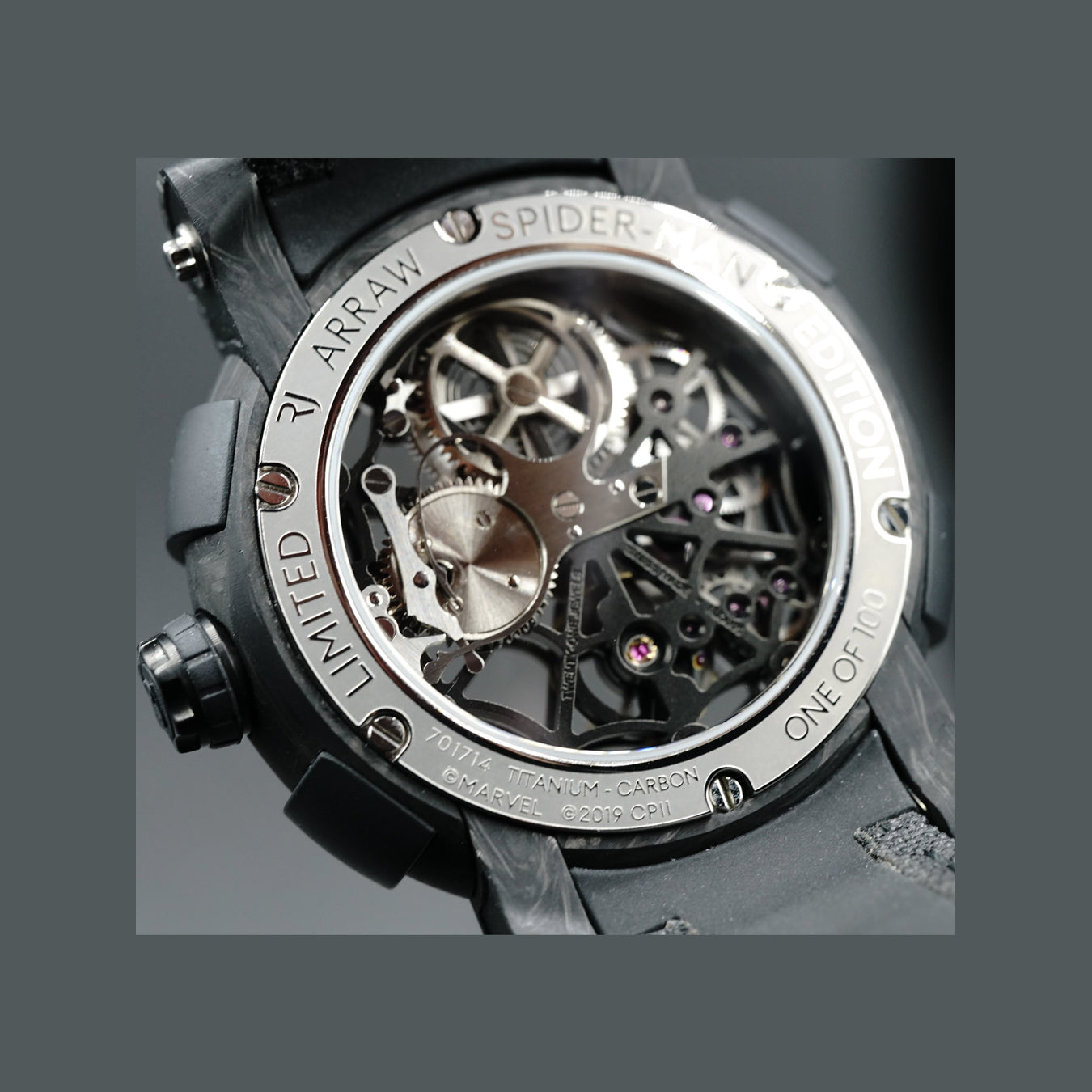 RJ Arraw Spiderman Carbon 1C45S.BBBR.1023.PR.SPM19