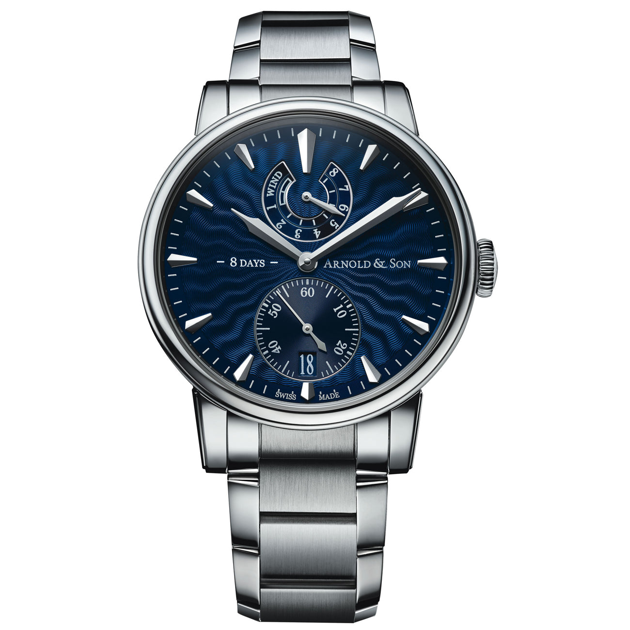 Arnold & Son Eight-Day Royal Navy Blue Dial 1EDAS.U01C.S136D