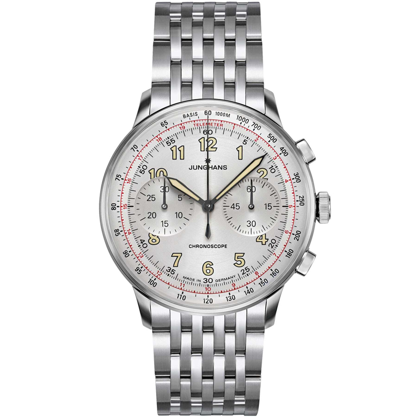 Junghans Meister Telemeter Silver Dial 027/3880.46
