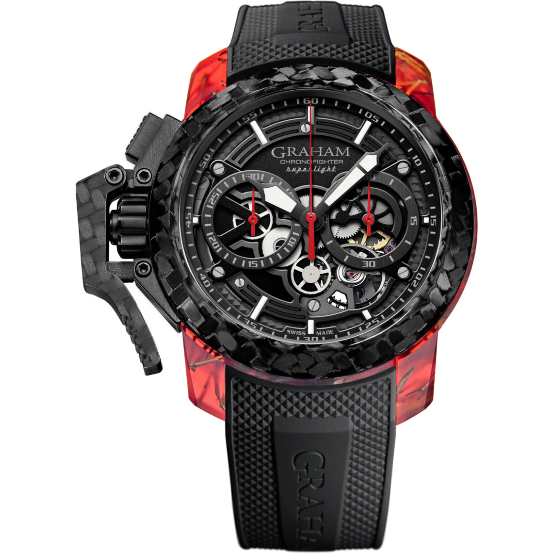 Graham Chronofighter Superlight Carbon Skeleton