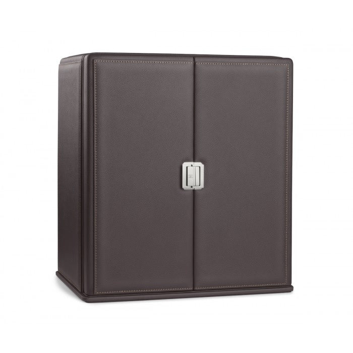 Scatola del Tempo Rotore 9 Leather Bicolor Chocolate Chesnut