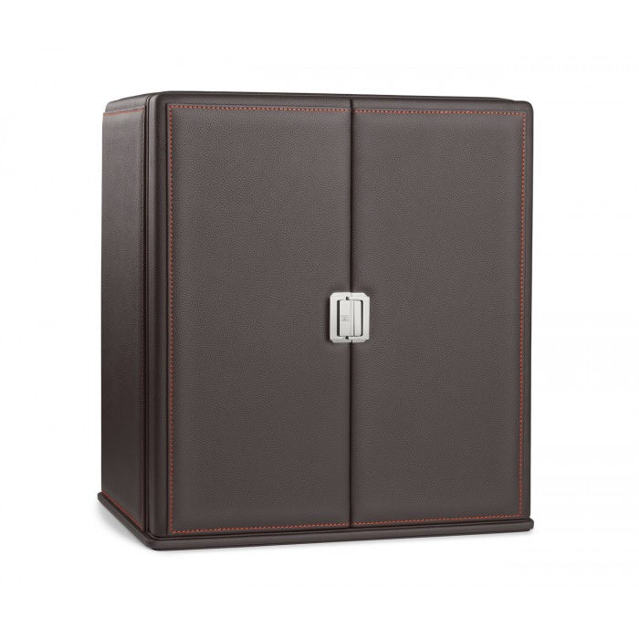 Scatola del Tempo Rotore 9 Leather Bicolor Grey Orange