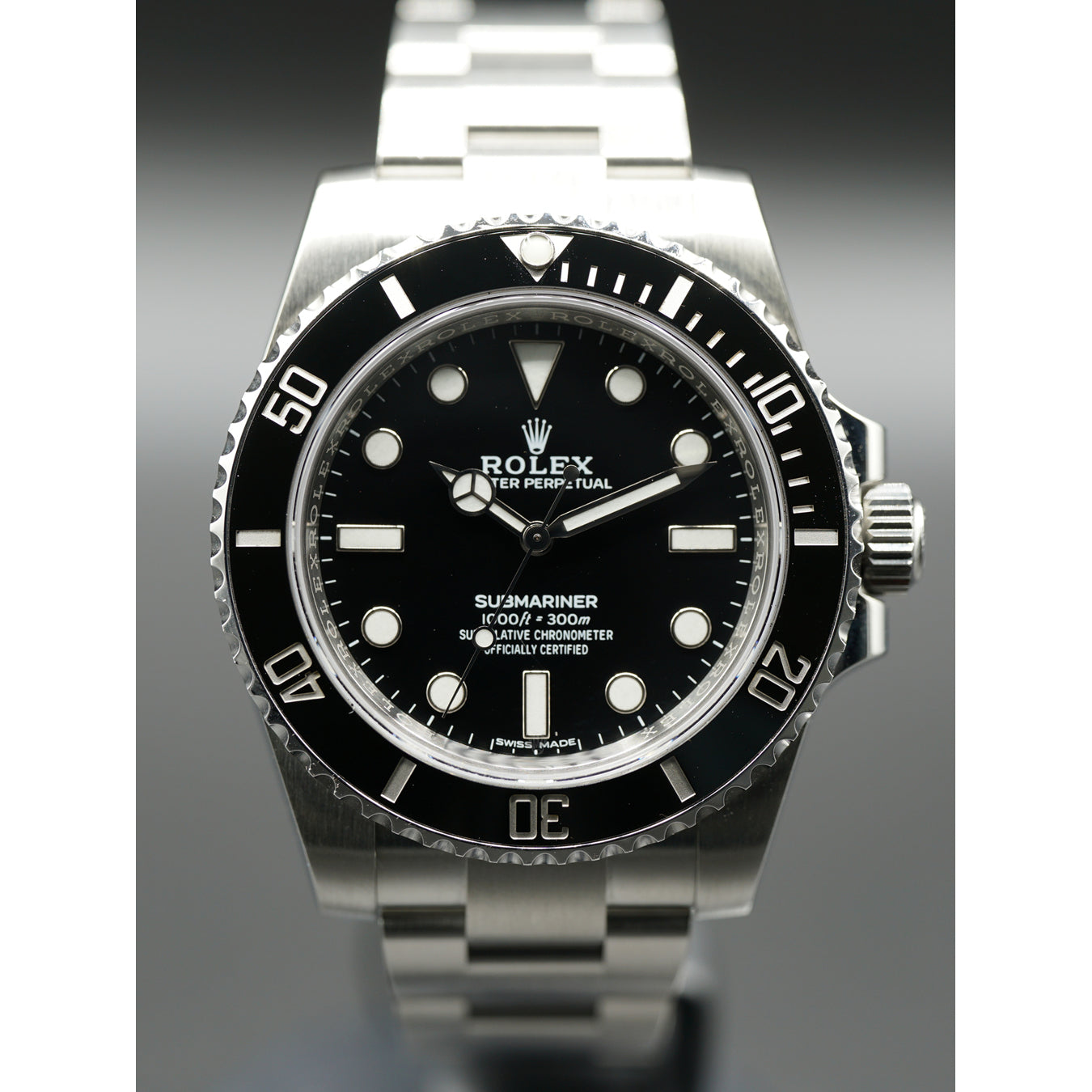 Rolex Submariner Stainless Steel Black Dial M114060-0002