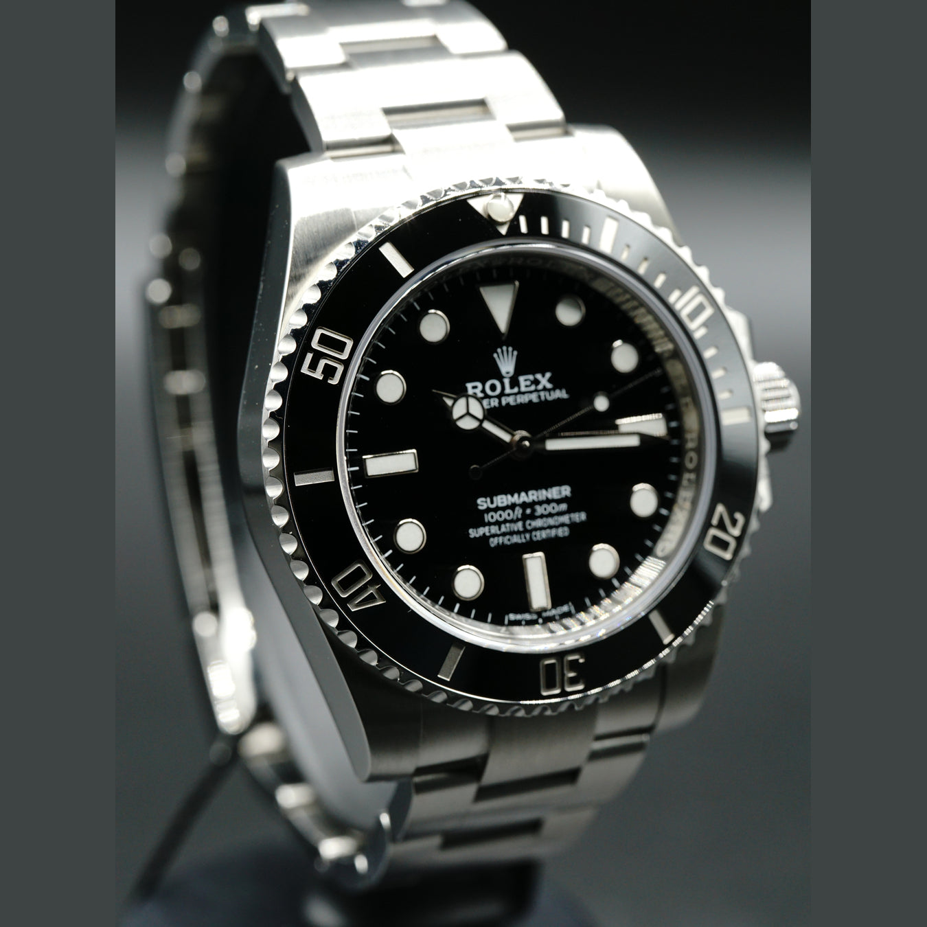 Rolex Submariner Stainless Steel Black Dial M114060-0002