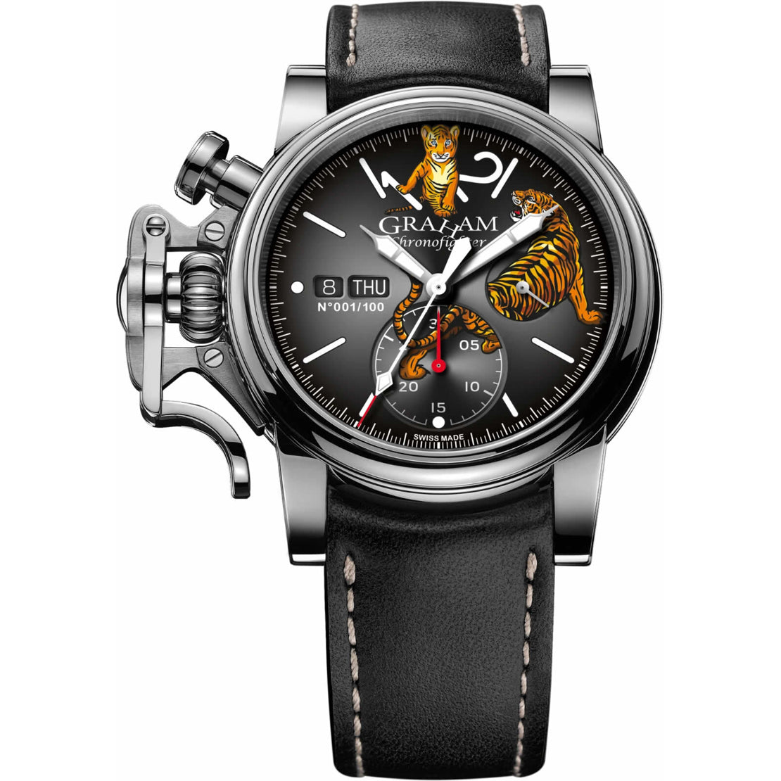 Graham Chronofighter Vintage Noseart Tiger