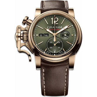Graham Chronofighter Vintage Bronze Green & Gold