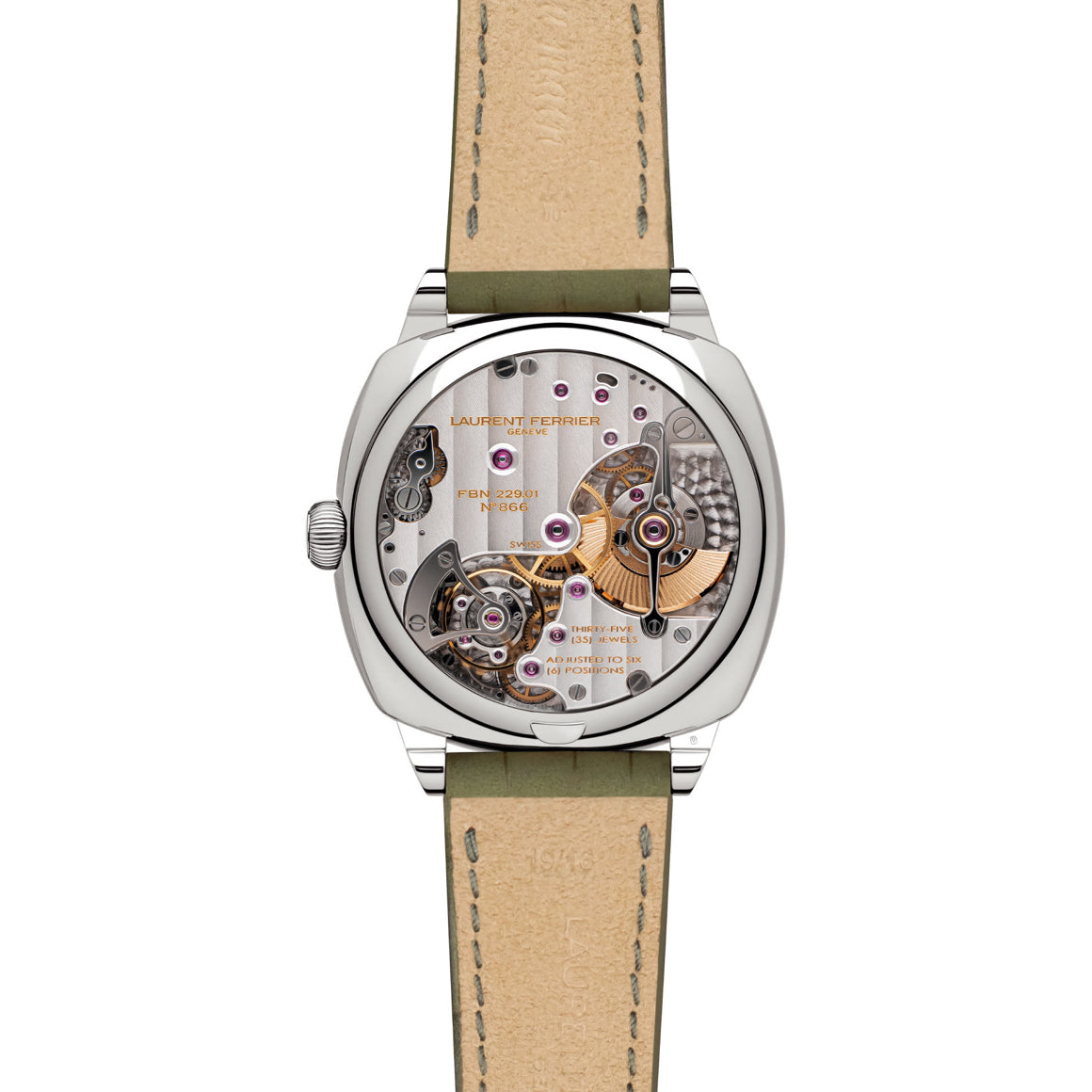 Laurent Ferrier Micro-Rotor Retro Stainless Steel