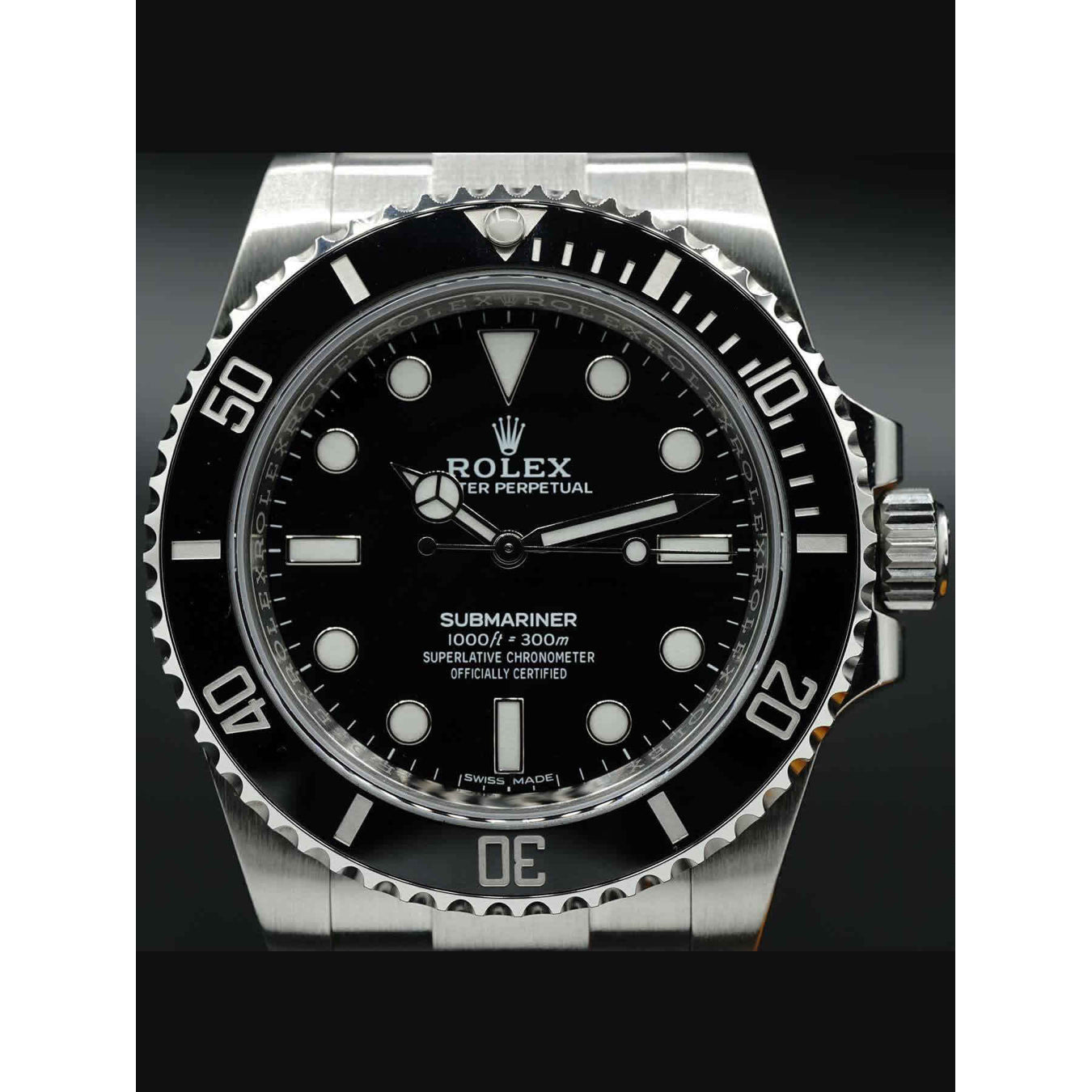 Rolex Submariner Stainless Steel Black Dial M114060-0002