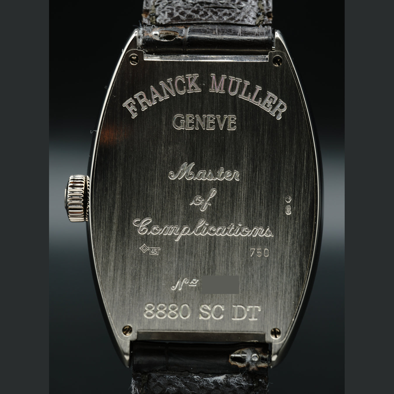 Franck Muller 8880 Cintre Curvex SC DT White Gold