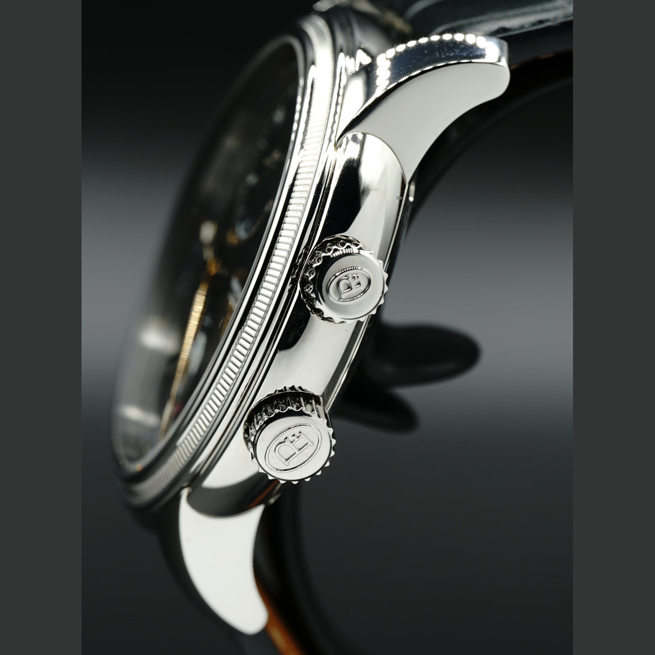Parmigiani Fleurier Toric Hemispheres Retrograde Steel Black PFC493-0001400-XA1442