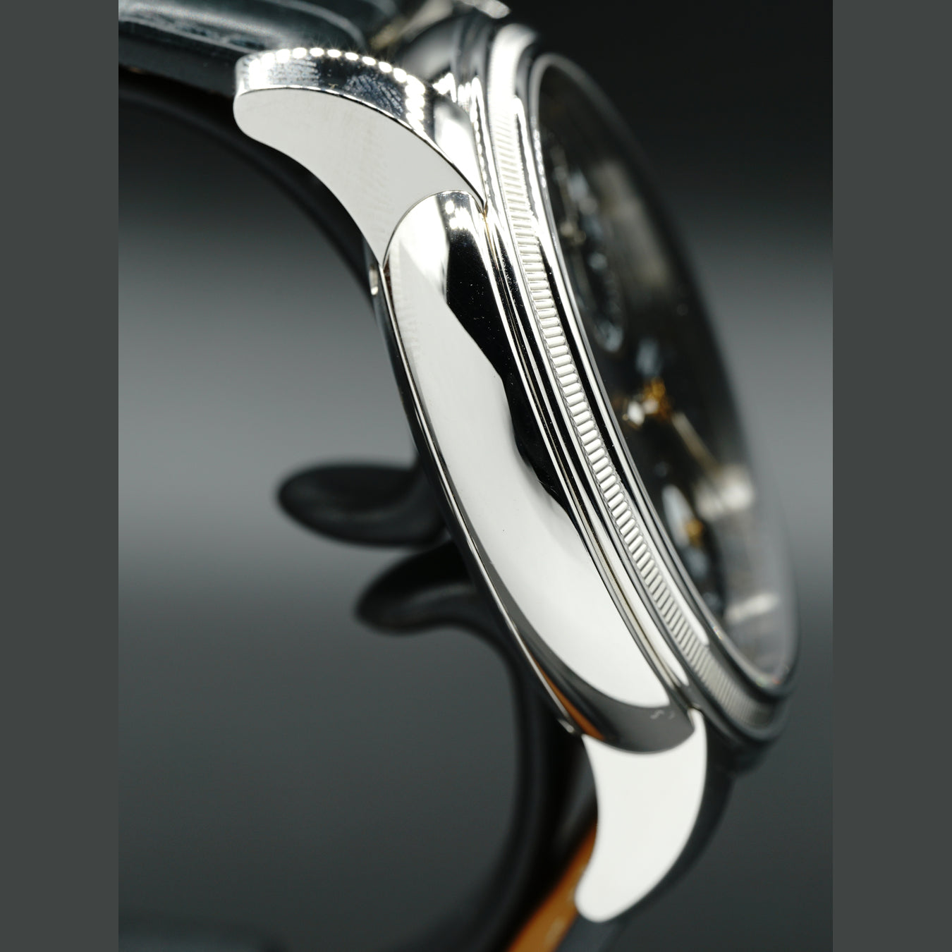 Parmigiani Fleurier Toric Hemispheres Retrograde Steel Black PFC493-0001400-XA1442