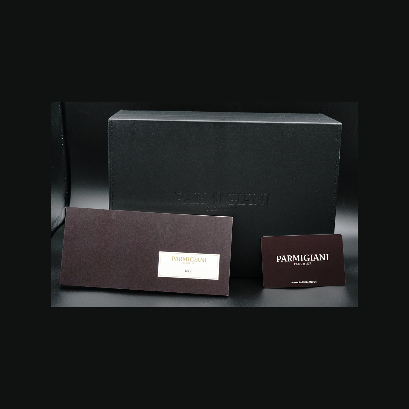Parmigiani Fleurier Toric Hemispheres Retrograde Steel Black PFC493-0001400-XA1442